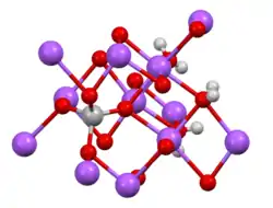 Strukturformel von Natriumorthovanadat-Dihydrat