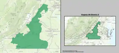5. Kongresswahlbezirk von Virginia (seit dem 3. Januar 2013)