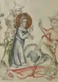 Ein Jude, der die Kinder darob tadelt, fällt auf der Stelle tot um.