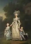 Marie-Antoinette und ihre Kinder 1785