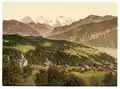 Beatenberg mit Hotel Silberhorn um 1900