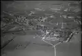 Militärgelände und Dorf 1949