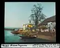 Bissone, Luganersee. Historisches Bild von Leo Wehrli (1900)