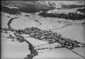 Flims. Historisches Luftbild von W. Friedli (1949)