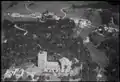 Der Turm im Jahr 1947 noch mit Anbauten