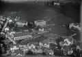 Historisches Luftbild der A. Baumgartner Söhne, Webereiutensilienfabrik, aufgenommen zwischen 1918 und 1937 von Walter Mittelholzer