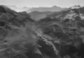 Splügenpass. Historisches Luftbild von Werner Friedli (1954)