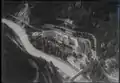 Tarasp, Putschigls, Kurhaus Tarasp. Historisches Luftbild von W. Friedli (1947)