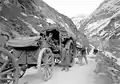 Saurer Lastwagen auf Gotthardstrasse 1914–1918