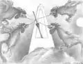 Quartettschicksal Bleistiftzeichnung, 1985