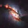 Aufnahme des Zentrums mithilfe des Very Large Telescope