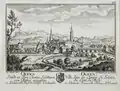 Olten, Kupferstich von Emanuel Büchel, zwischen 1754 und 1773