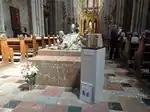 St. Adalbert, Silberskulptur von Karla Vobiṥová, postum 2018 (Entwurf 1938)