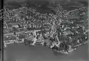 Luftbild von 1919, aufgenommen aus 200 Metern Höhe von Walter Mittelholzer