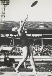 Olympiasiegerin Olga Fikotová(Foto aus dem Jahr 1960)