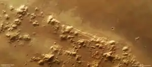 Südlicher Teil der Bergkette