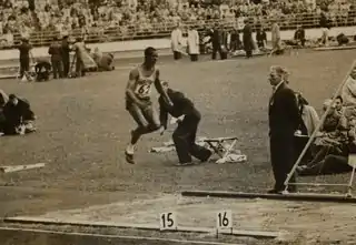 Der Olympiasieger von 1952 und 1956 Adhemar da Silva kam hier auf den vierzehnten Platz