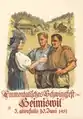 Plakat für das Emmentalische Schwingfest, 1951