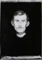 Selbstbildnis mit Skelettarm (1895), Lithografie, 45,7 × 31,9 cm, Thielska galleriet Stockholm