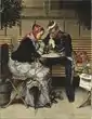 Vor dem Café A Porta, Kopenhagen (1882)