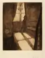 Mondlicht. Nacht in Saint-Cloud (1895), Radierung, 31 × 25,2 cm, Thielska galleriet, Stockholm