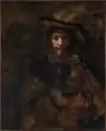 Der Ritter mit dem Falken, Ölgemälde von Rembrandt van Rijn – 1660er Jahre