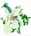 Die Stadt Ende 1890