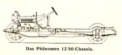 Chassis Phänomen 12/50 von 1924