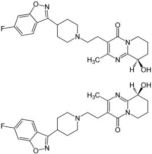 Strukturformel von Paliperidon
