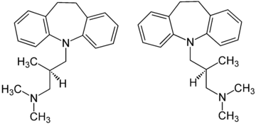 Strukturformel von (±)-Trimipramin