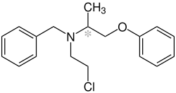 Struktur von Phenoxybenzamin