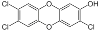 2,3,7-Trichlor-8-hydroxydibenzo-p-dioxin
