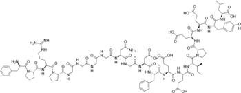 Strukturformel von Bivalirudin