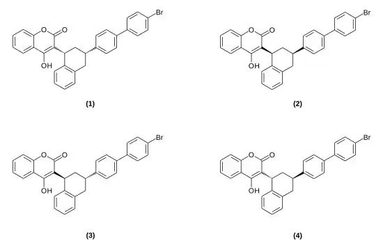 Stereochemie von Brodifacoum