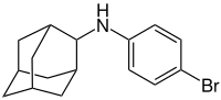 Strukturformel von Bromantan
