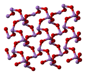 Kristallstruktur von Arsentrioxid
