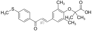 Strukturformel von Elafibranor