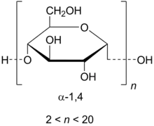 Struktur von Maltodextrin