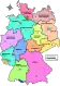Länderkarte von Deutschland