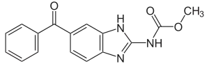 Struktur von Mebendazol