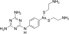 Strukturformel von Melarsominarsenat