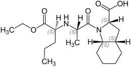 Strukturformel von Perindopril