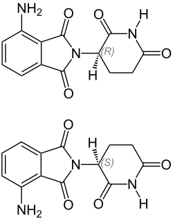 Strukturformel von Pomalidomid