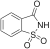 Strukturformel von Saccharin