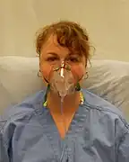 Maske für Sauerstofftherapie