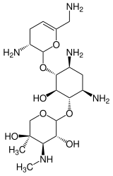 Strukturformel von Sisomicin
