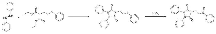 Sulfinpyrazon Synthese
