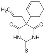 Struktur von Thialbarbital