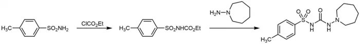 Tolazemid Synthese