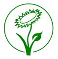 Eingetragene Marke der Vegan Society zur Kenn­zeichnung veganer Produkte. Es gibt auch Siegel anderer Insti­tutionen und Hersteller.